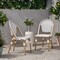 GDFStudio Desire Outdoor French Bistro Chair (Set of 2)